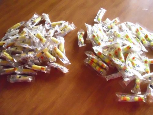 Lot 100 Pair 3M E.A.R Superfit  / 3M E-A-R Classic Earplug ~ Uncorded ~