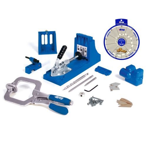 Kreg K4MS Jig Master System, Face Clamp, Builder DVD, and Screw Selector Wheel