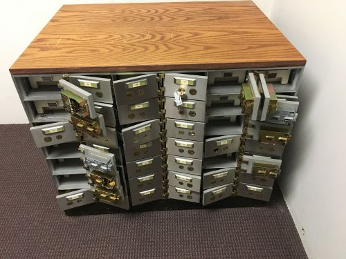 BANK SAFE SAFETY DEPOSIT BOX 42 BOXES PER CABINET