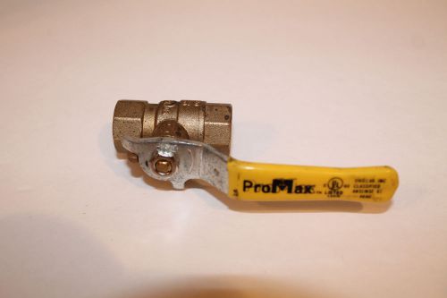 ProMax 3/4&#034; Brass Ball Valve