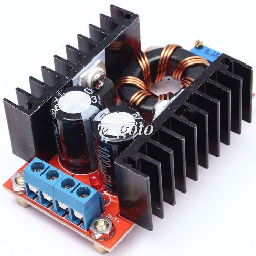 DC-DC Boost Converter Adjustable Step-Up Power Converter 10-32V to 12-35V 6A 150