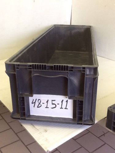 Handheld straight wall tote box bin automotive shipping box container 48x15x11 for sale