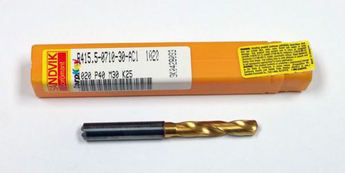 R415.5-0710-30-AC1 1020 SANDVIK COROMANT 7.10MM CORODRILL, INTERNAL COOLANT