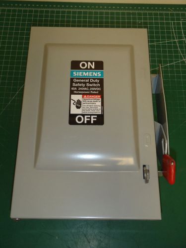 SIEMENS GNF322 Safety Switch, 8&#034;X11&#034;x18-1/2&#034;, NEMA 1, 3W, 3-Pole, !82A!