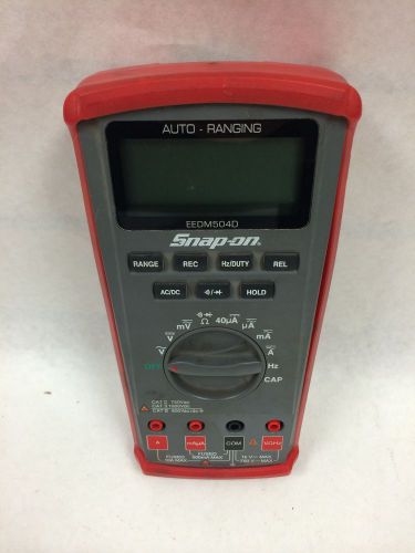 Snap On EEDM504D Auto Ranging Digital Multimeter