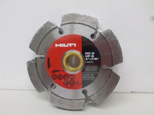 Hilti Diamond Cutting Disc - 4&#034; X 7/8&#034;  # 2025167