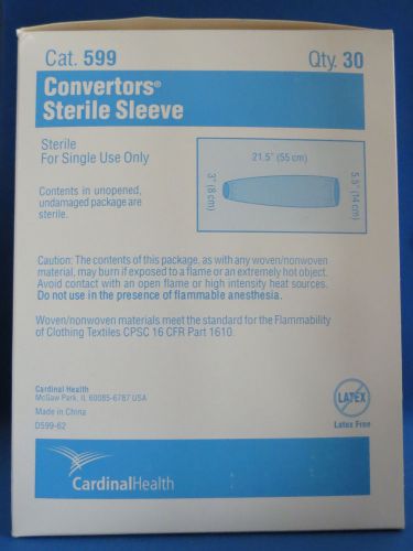 Cardinal Health Convertors Disposable Sleeves PK30 # 599