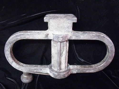 Vintage industrial cargo strap winder reel storage spool strap master bwc for sale