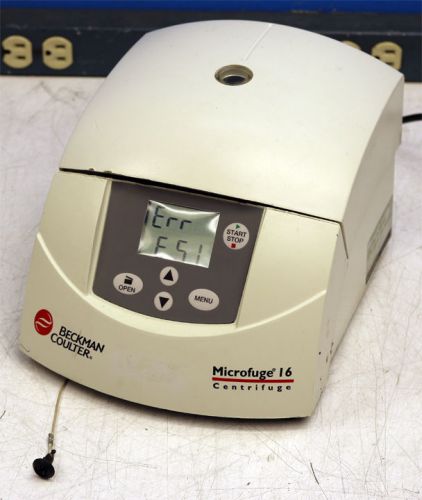 Beckman Coulter, Inc. Microfuge 16 Centrifuge A46474