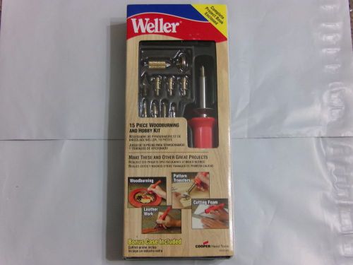 Weller 15pc Woodburning Pattern Transfers Leather Work Cutting Foam Kit WSB25WB