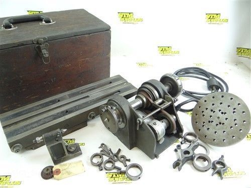 Doall precision motorized sine grinding fixture 3c spindle w/ case &amp; accesories for sale