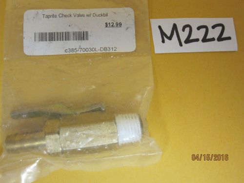 Taprite Check Valve w/Duckbill Shut Off C385-70030L-DB312 Craft Beer Brewing