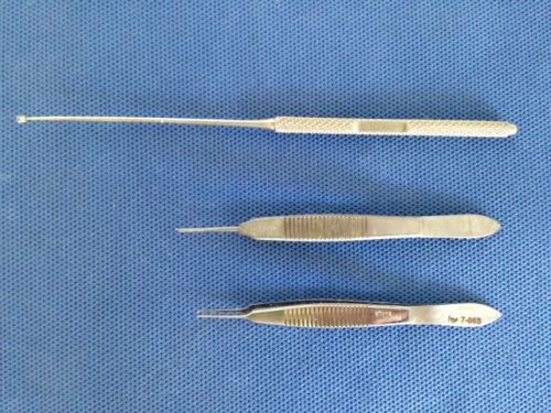 Micro Surgery Instruments (Set of 3) Storz, Laserscope &amp; L. Klein