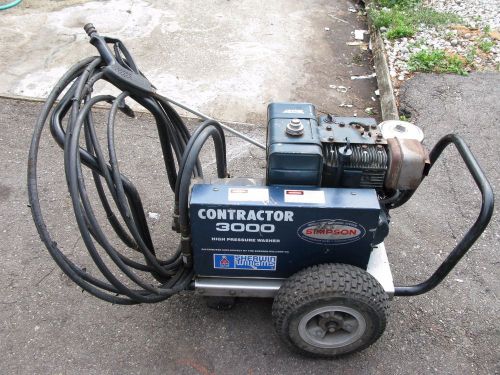 simpson contractor 3000 pressure washer 11HP