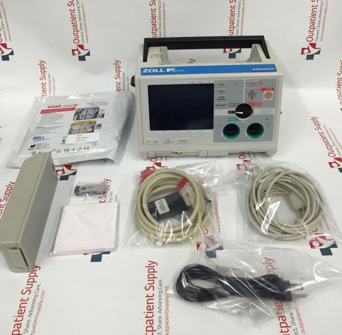 ZOLL M Series Biphasic: 3 Lead ECG EKG Pacing - 6 MONTH WARRANTY LOT OF 2