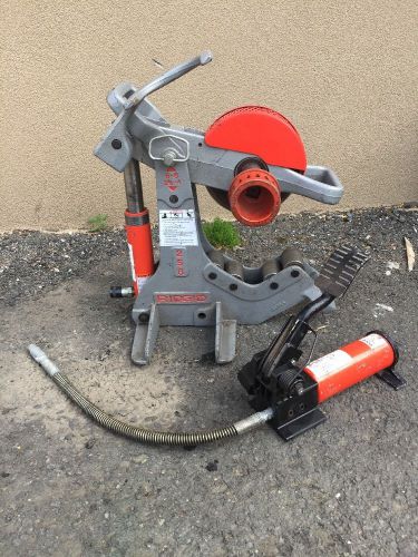 Ridgid 258 hydraulic pipe cutter 2.5&#034;-8&#034; rigid 700 **fully serviced** for sale