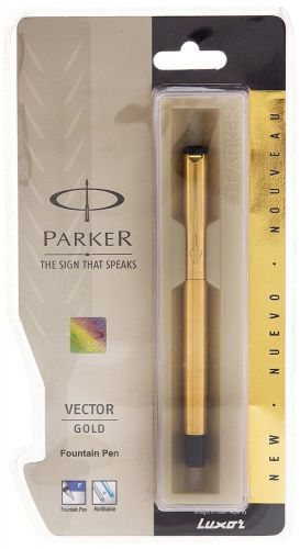 Parker Vector Gold Fountain Pen