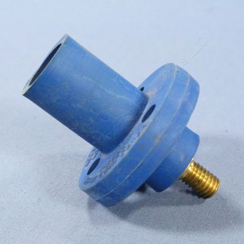 Leviton Blue 15 Series Threaded Stud Cam Plug Receptacle 125A 600V Bulk 15R21-B