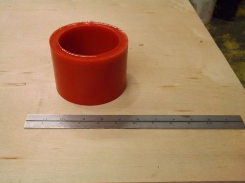 4 1/2 OD x 3 1/2 ID x 3&#034; Lg 80A Red Polyurethane Tube