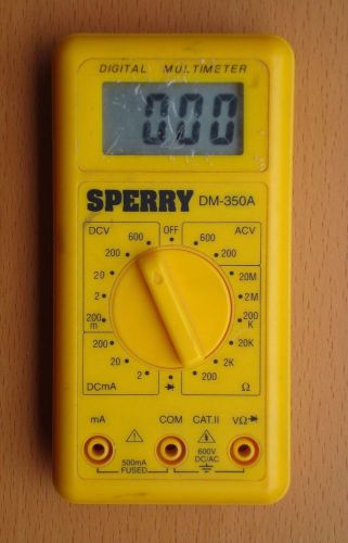 SPERRY  DIGITAL ELECTRICAL DM-350A MULTI METER TESTER