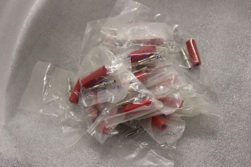 Lot of 21 HH Smith Banana red plug No 285-102  free shipping c-1