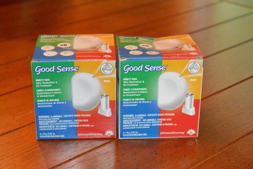 2 Variety Packs Good Sense Concentrated Air Freshener Refills Johnson Diversey