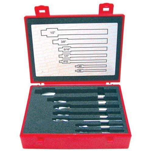 KEO 55239 Keo Complete 7 Piece Tool Set Straight Shank M35 Cobalt: H.S.S, 6%