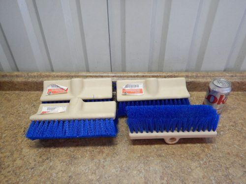 4 NEW 10&#034; Tough Guy Poly Trim Foam Scrub Brush Head Grainger 1VAD4 NEW