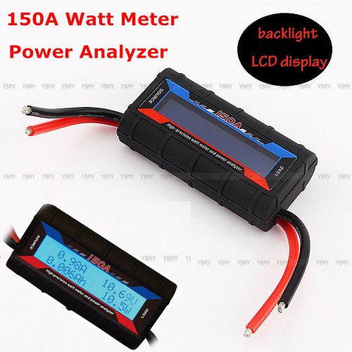 150A RC High Precision Power Analyzer &amp; Watt Meter W/ Backlight LCD Tool Kit Set