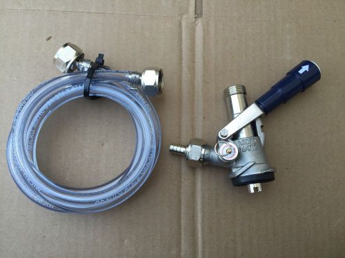 New micromatic beer tap coupler draft adapter sk-184-03 with hose new for sale