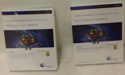 Lot of 2: cypress cy8ckit-014 psoc 5 firsttouch starter kit *new* (h5) for sale