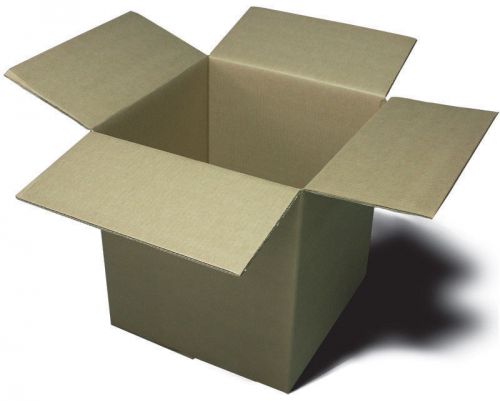 25 - 10x10x10 CUBE CARDBOARD SHIPPING BOX CARTON BIN