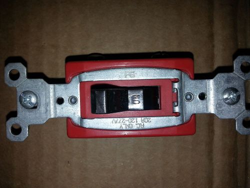 P&amp;S - 20 Amp Black Toggle Switch (Opened)