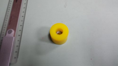 1-1/2&#034; DIA. X 1-1/4&#034; LONG URETHANE / POLYURETHANE BUMPER 70 A YELLOW P/N 11451