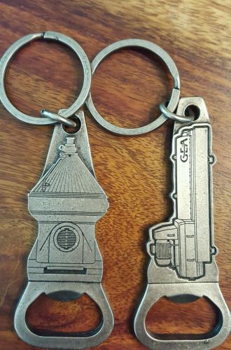 2 Unique gea westfalia separator keychain/opener (centrifuge company)