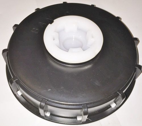 IBC Tote 275-330 Tank CAP 6&#034; COVER 2&#034; NPT LID Bung Adapter SCHUTZ Banjo TL651S