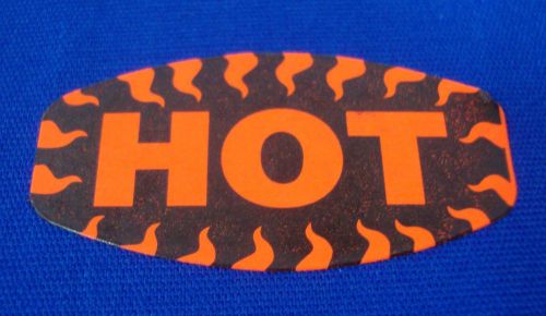 1,000 Self-Adhesive Hot Labels 1.5&#034; x .75&#034; Stickers Retail Store Supplies