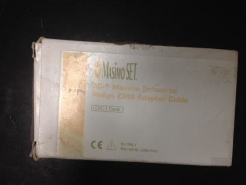 Masimo SET AC-1 masimo sensor to philips CMS adapter cable.