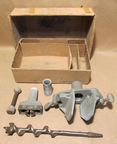 VINTAGE DEXTER LOCK SET / DOOR KNOB INSTALLATION TOOL KIT ORIGINAL BOX