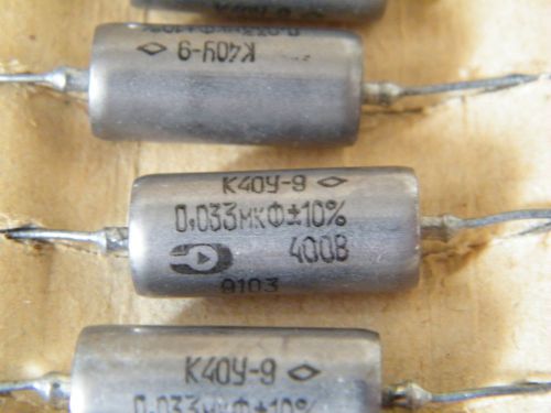 10 x 0.033uF @ 400V K40Y-9 GUITAR TONE UPGRADE PIO CAPACITOR@@