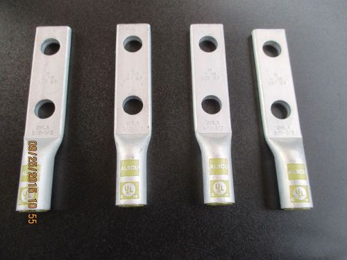 4 Morris Long Barrel 2 Hole Compression Lugs - 93112 2MLA 2/0-1/2 Olive