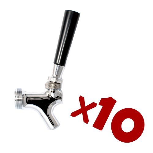 Krome Dispense Chrome Beer Faucet w/Handle, LOT OF 10 19080