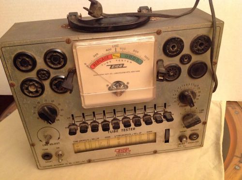 Eico model 625 tube tester vacuum electronic glass vintage