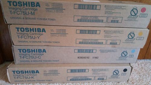 Toshiba T-FC75U-M T-FC75U-Y T-FC75U-K T-FC75U-C eStudio 5560C 6560C 6570C Toner