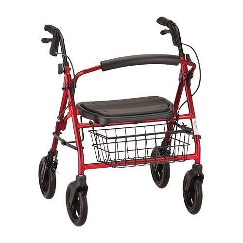 Mini mac heavy duty walker red, free shipping, no tax, item 4214rd for sale