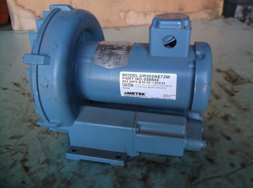 Ametek Rotron Regenerative Blower - Model DR303AE72M