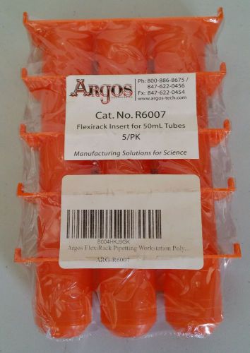 NEW Argos FLEXIRACK Insert for 50mL Centrifuge Tubes - 5-pack R6007