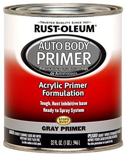 Rust-oleum 262275 gray primer automotive auto body primer - 32 oz. rust-oleum for sale