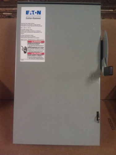 *NEW* EATON  DG222NRB Disconnect Safety Switch 60A Fusible 240V 2 Pole W100