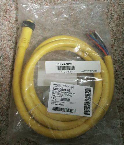 Brad harrison 106000a01f060 cordset, 6 pin, receptacle, female for sale